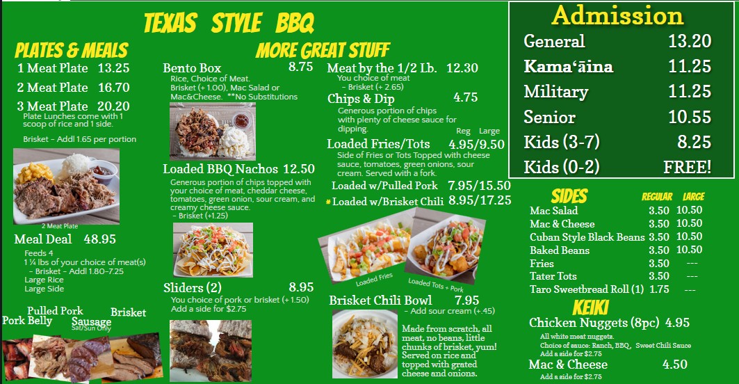 BBQ Menu 2-10-26